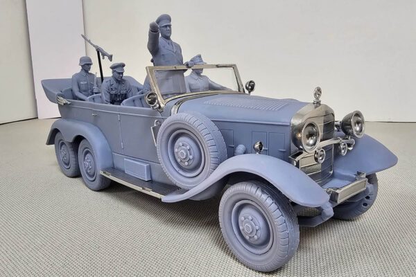 Mercedes Benz W-31 Type G4 With Characters 1/8 Model Kit DIY